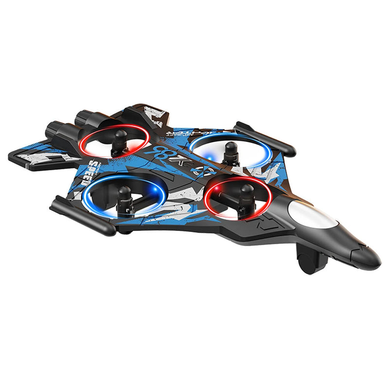 YLR/C YL85 YL86 WiFi FPV EPP Glider with LCD Screen Controller HD Camera Gliding Hovering Headless Mode 360 Rolling LED 2.4G RC Remote Control Drone Airplane Quadcopter Stunt Fighter RTF