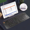 B023 Mini bluetooth Folding Keyboard for IOS/Android/Windows Tablet Mobile Phone Type-C Rechargeable Keyboard Computer Accessories