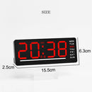 Mini Digital Table Clock LED Alarm Clock Temp 5 Levels Adjustable Brightness 12/24H Bedroom Electronic Desktop Clock Home Decor