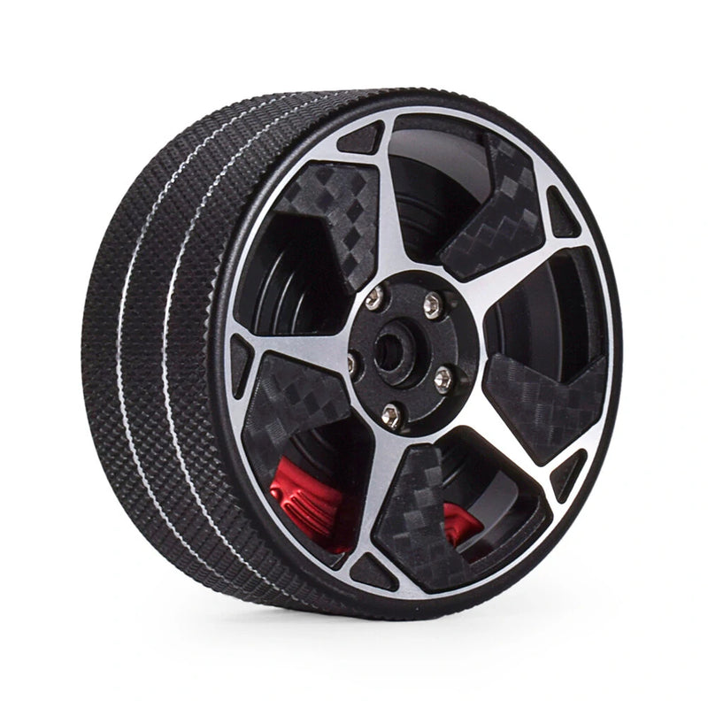 DUMBORC Remote Control Metal Handwheel Steering Wheel for X6 X6PM X10P Flysky NB4 Transmitter Replacement Parts DIY Accessory