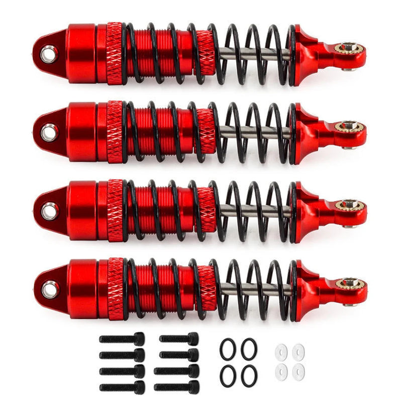 4PCS Upgraded Shock Absorbers Dampers for 1/18 LaTrax RC Cars Vehicles Models Spare Parts Accessories