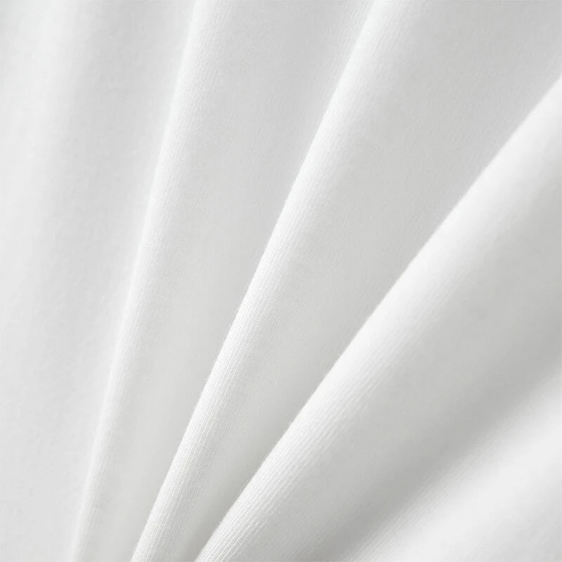 INCERUN Men Start Print White Tight T-shirt Fashion Stitching Crew Neck Long Sleeve White Top Tee for Men Plus Size, Spring Fall