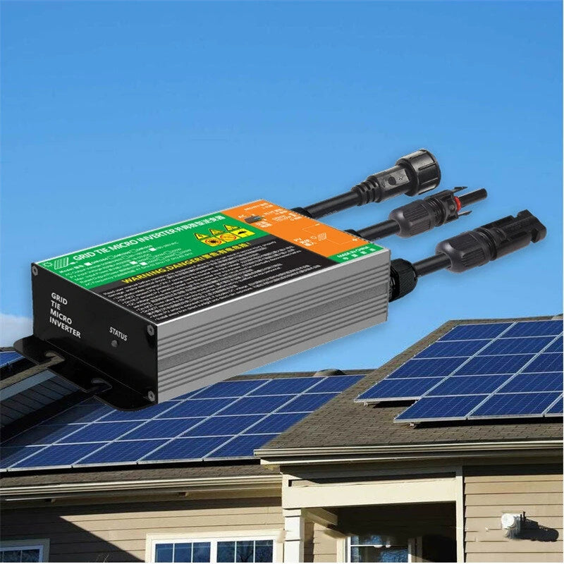 GMI 300W 110/230V Micro Inverter Smart Grid-Connected Solar Power Inverter for Balcony Power Plant MPPT Output Inverter