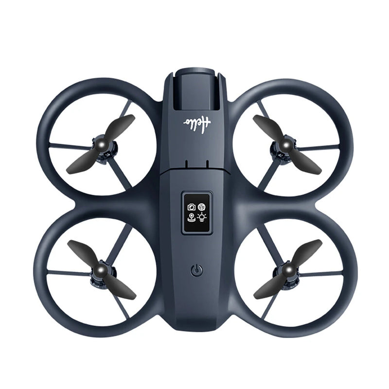 ZFR E66 AIR MINI WiFi FPV with 4.3inch Display Dual Camera 180 Electrically Adjustable Optical Flow Hover Automatic Obstacle Avoidance Circle Protection Kids Gifts 2.4G 4CH 6-Axis Remote Control RC Toys Drone Quadcopter RTF