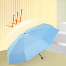 AGSIVO 21 Inch Mini Travel Sun & Rain 8 Ribs Umbrella UPF 50+ UV Protection Light Folding Compact Pocket Umbrella For Men / Women / Kids / Girls / Boys