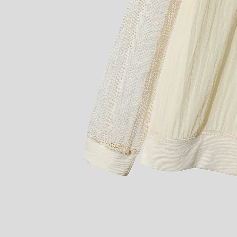 INCERUN Mens Slogan Graphic Long Sleeve T-Shirt Fashion Print Tshirt Comftable Crew Neck Top for Male Loose Fit Spring Fall