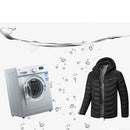 TENGOO HZ-23 23 Zones Heating Jacket Zipper Adjustable Size USB Charging Smart Thermal Warm Jacket Men's Heated Hooded Coat Outdoor Sportswear