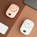 Mini Hanging Neck Fan Portable Sports Bladeless Fan USB Rechargeable Hanging Waist 3 Speed Adjustable Power Display Small Fan