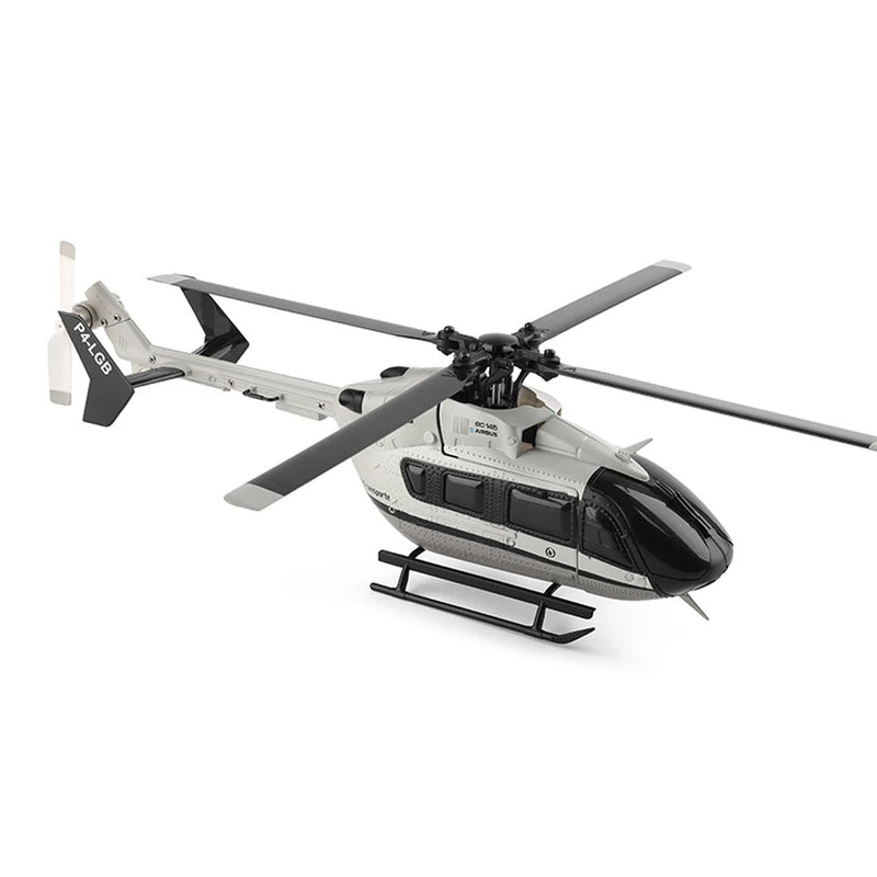 XK K160 2.4G 4CH 6-Axis Gyro Altitude Hold Brushless Motor Military Green Flybarless EC145 Scale RC Helicopter RTF