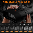 GTMEDIA N2 Night Vision Binoculars Night Vision Goggles with 2.4-inch Screen 5x Zoom Adjustable Brightness 1080P HD Video Recording for Outdoor Activities Wildlife Observation