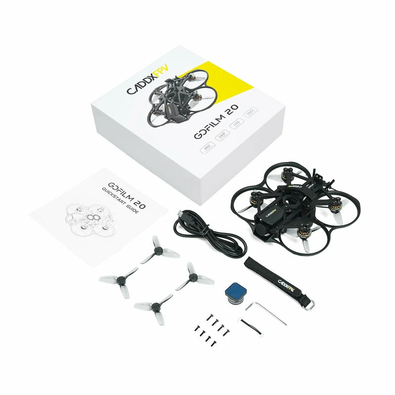 CADDXFPV Gofilm 20 4S 2 Inch Cinewhoop RC FPV Racing Drone BNF ELRS with Walksnail Moonlight Kit Digital HD System