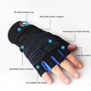 XANES Cycling Gloves Fitness Weight Lifting Wristband Half Finger Gloves Body Building Training Sports Exercise Gloves