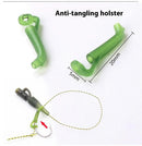 Anmuka 420pcs Fishing Tackle Kit ABS Boxed Fishing Accessories Set with Hooks Swivels Beads Locking Pins Screw Block Beans Anti-winding Sleeves Fit for Anglers