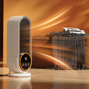1200W Remote Control Electric Heater Portable with LED Disaplay Desktop Fan Heater Ceramic Heating Warm Air Blower Home Office Warmer Machine for Winter
