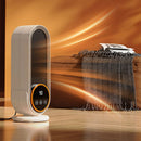 1200W Remote Control Electric Heater Portable with LED Disaplay Desktop Fan Heater Ceramic Heating Warm Air Blower Home Office Warmer Machine for Winter