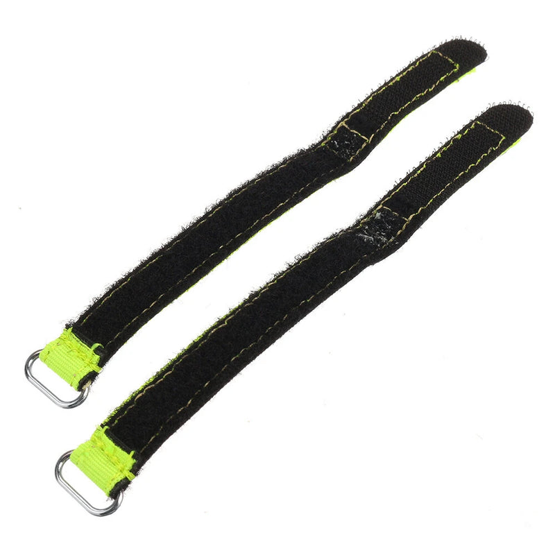 2Pcs LDARC 13.5X160mm Metal Buckle Battery Strap Green Color for Lipo Battery
