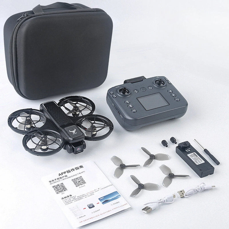 ZLL Beast SG800 PRO WiFi FPV with LCD Screen Controller HD ESC Dual Camera Optical Flow Positioning Hover Brushless Circle Protection Kids Gifts 2.4G 4CH 6-Axis Remote Control RC Toys Drone Quadcopter RTF