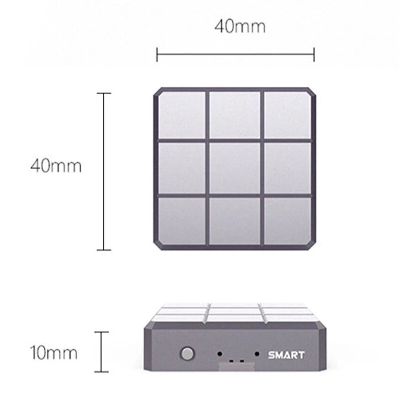 JEYI i9 2230 M.2 NVMe Enclosure with Touch Control USB3.2 GEN2 10Gbps PCIe SSD Case With Write/Read Protection Support UASP TRIM