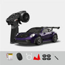 Hstar D43-01 RTR 1/43 2.4G 4WD Drift RC Car Gyro Mini Full Proportional Alloy Body Shell LED Light Remote Control High-Speed Motor On-Road Racing Vehicle Model Boys Gifts Toys