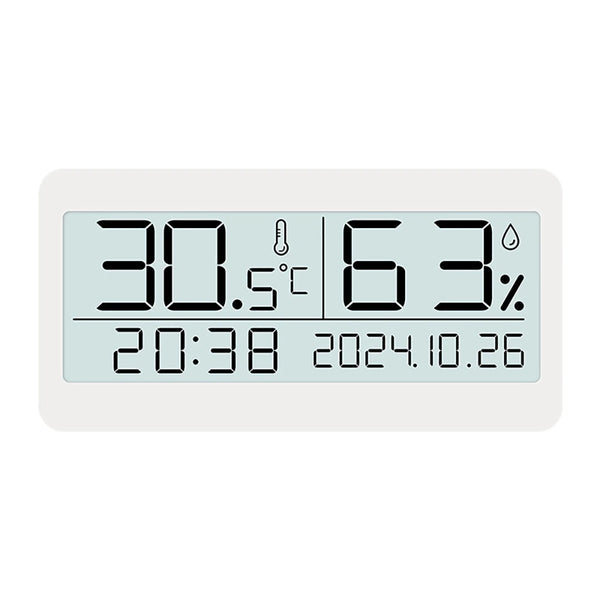 Magnetic Suction LED Simple Clock Back Light Desktop Clock Temperature And Humidity Alarm Clock Decorative Ornaments Silent Small Alarm Clock
