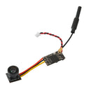 LST S4 FPV Camera VTX Combo 5.8G 25mW Smart Transmitter 600TVL Low Latency Camera Real Time OSD Sync Plug and Play AIO for Racing Drones Crystal Clear HD Feed Zero Interference