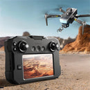 XKJ KAI TWO 249g GPS 5G WiFi FPV with 4K ESC HD Dual Camera 3-Axis Mechanical Gimbal 5.6" Touchable LCD Screen Controller 360 Obstacle Avoidance Brushless Foldable RC Drone Quadcopter RTF