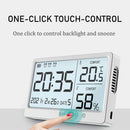 LCD Digital Temperature Humidity Meter -10~50 Measurement Electronic Thermometer Hygrometer LCD Display Alarm Clock