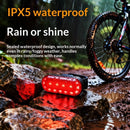 LAOTIE X6 RGB Bicycle Rear Light with Wireless Remote, IPX5 Waterproof E-Bike Turn Signal Indicators, USB-C Charging Cycling Tail Lamp for ENGWE, SAMEBIKE, Xiaomi M365, Ninebot