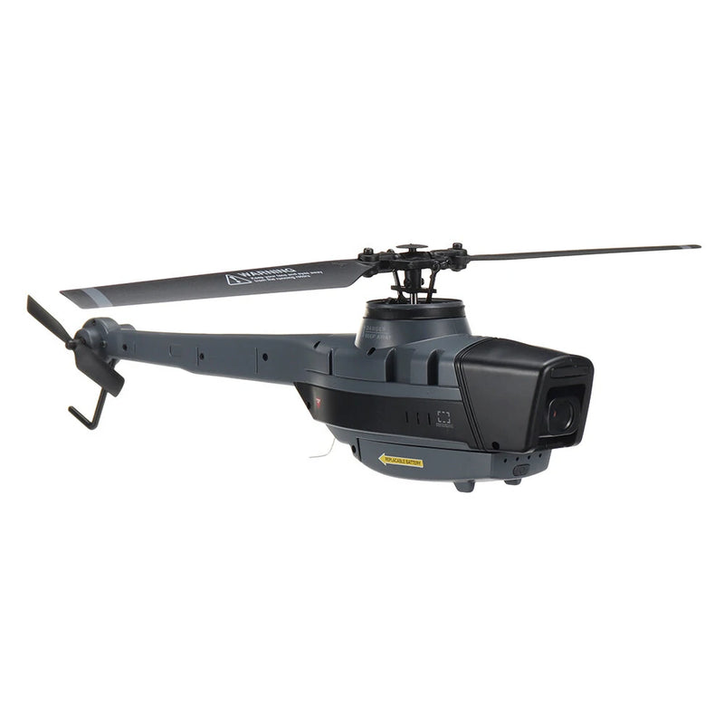 C128 2.4G 4CH 6-Axis Gyro 1080P Camera Optical Flow Localization Altitude Hold Flybarless RC Helicopter RTF