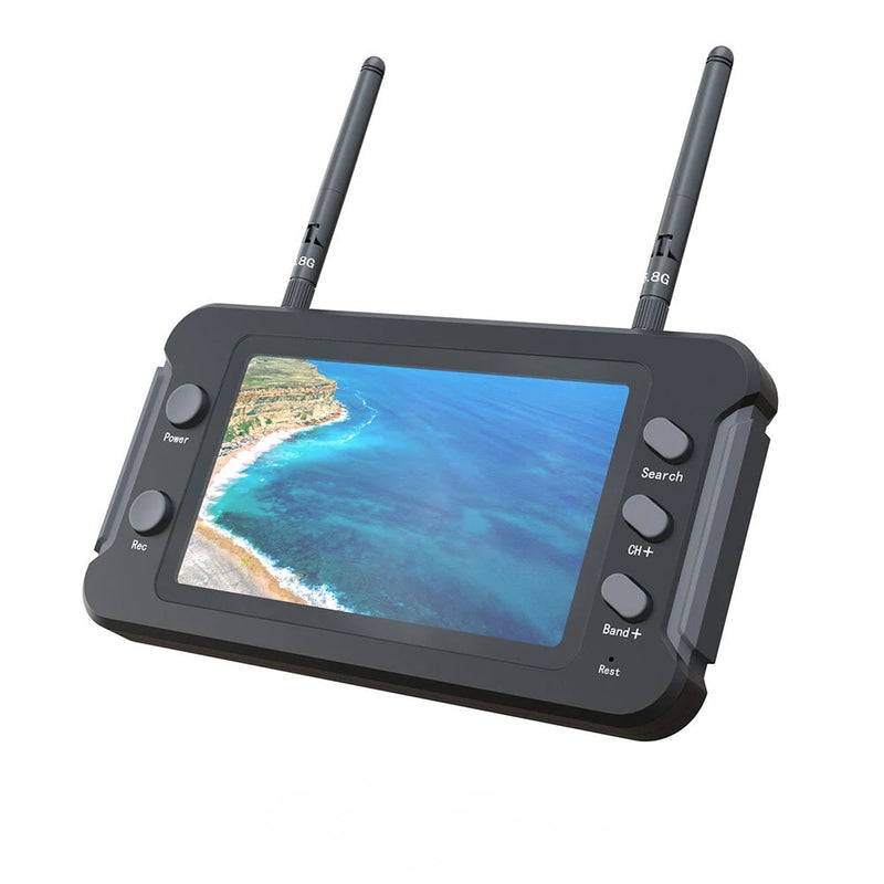 LST 4.3 Inch LCD Display 5.8G FPV Monitor with DVR 40CH NTSC/PAL Auto Search Video Recording For RC Multicopter FPV Drone Part