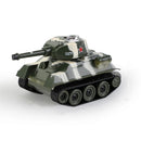Happy Cow 777-215 2.4G 4CH Mini Radio RC Car Army Battle Infrared Tank with LED Light RTR Model Toy