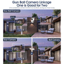 3K 6MP Dual Lens Outdoors WiFi Security Camera HD Night Vision Motion Detection Auto Tracking Waterproof Siren Alarm Push ICSEE APP Remote Viewing Surveillance Cameras