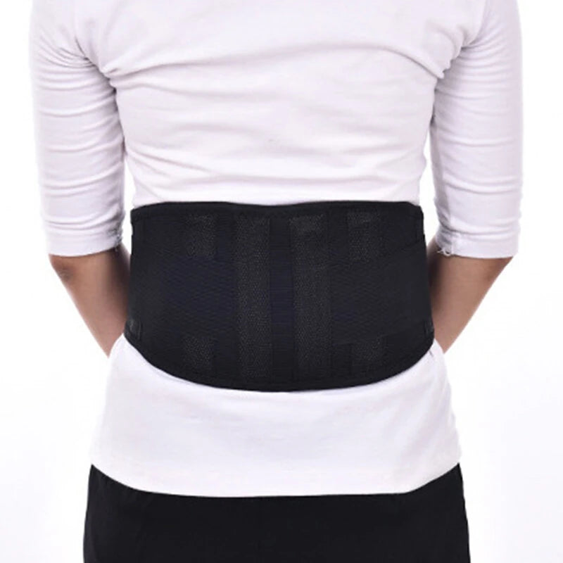 KALOAD Heating Waist Belt Steel Plate Warm Heating Lower Back Supports Waist Brace Support Belt Band
