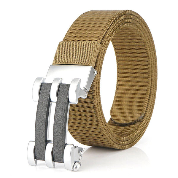 TUSHI 125cm Tactical Nylon Belt Adjustable Wear-resistant Lightweight Waist Belt Buckle Belt Casual Sports Belts for Outdoor