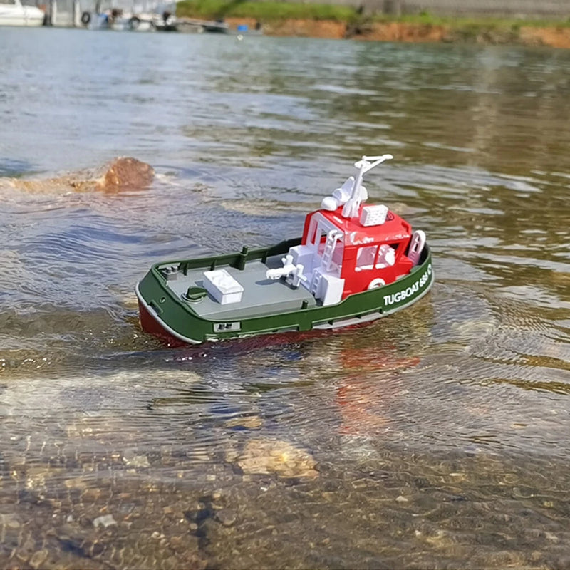 TY XIN 686 2.4G 1/72 Rc Boat Powerful Dual Motor Wireless Electric Remote Control Tugboat Model Toys for Boys Gift