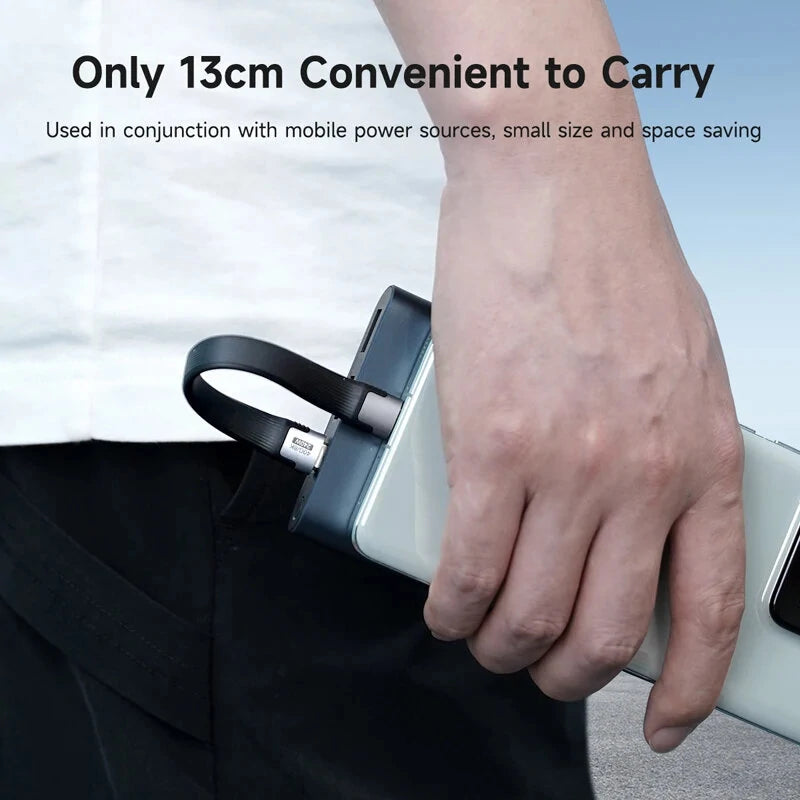 Hagibis USB4 Data Cable 40Gbps USB C to C Short Cable PD 240W 8K 60Hz for TB3/4 15 Pro Max SSD Power Bank