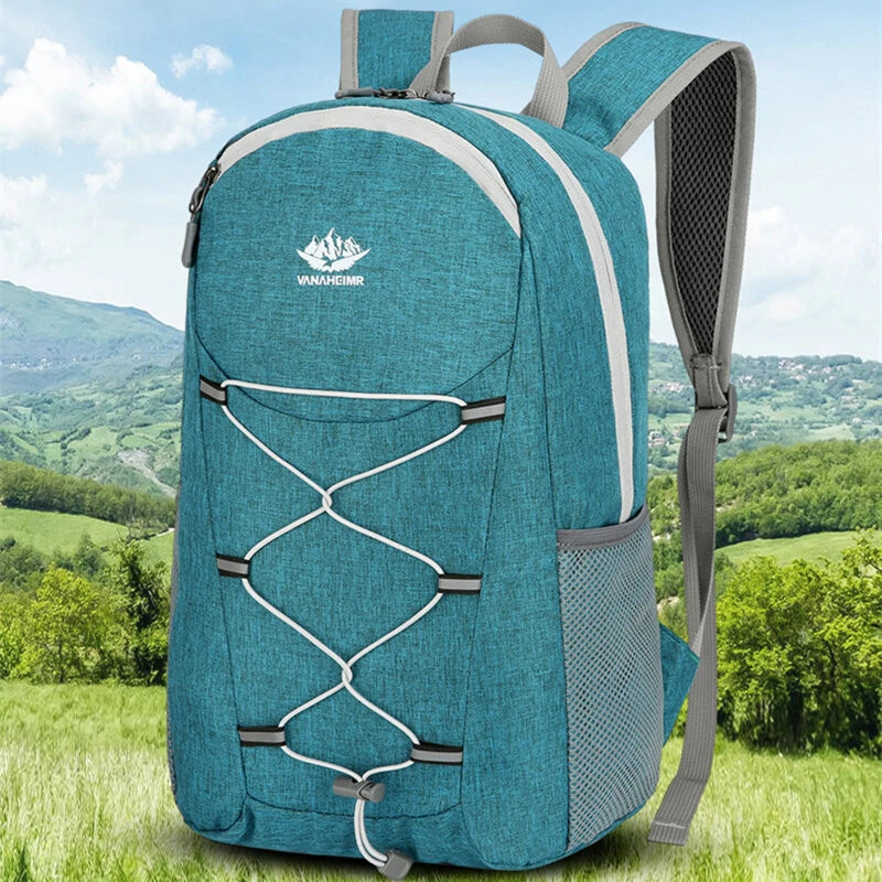Outdoor Large Capacity Folding Bag Portable Hiking Bag Travel Backpack Men'S And Women'S Backpacks