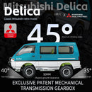 LDRC 1296 RTR 1/12 2.4G 4WD for Mitsubishi Delica L300 1986 RC Car Dual-Speed Mechanical Shifting Classis Off-Road Van Climbing Truck LED Light Full Proportional Control Metal Gears CVD Straight Axle Vehicles Models Toys