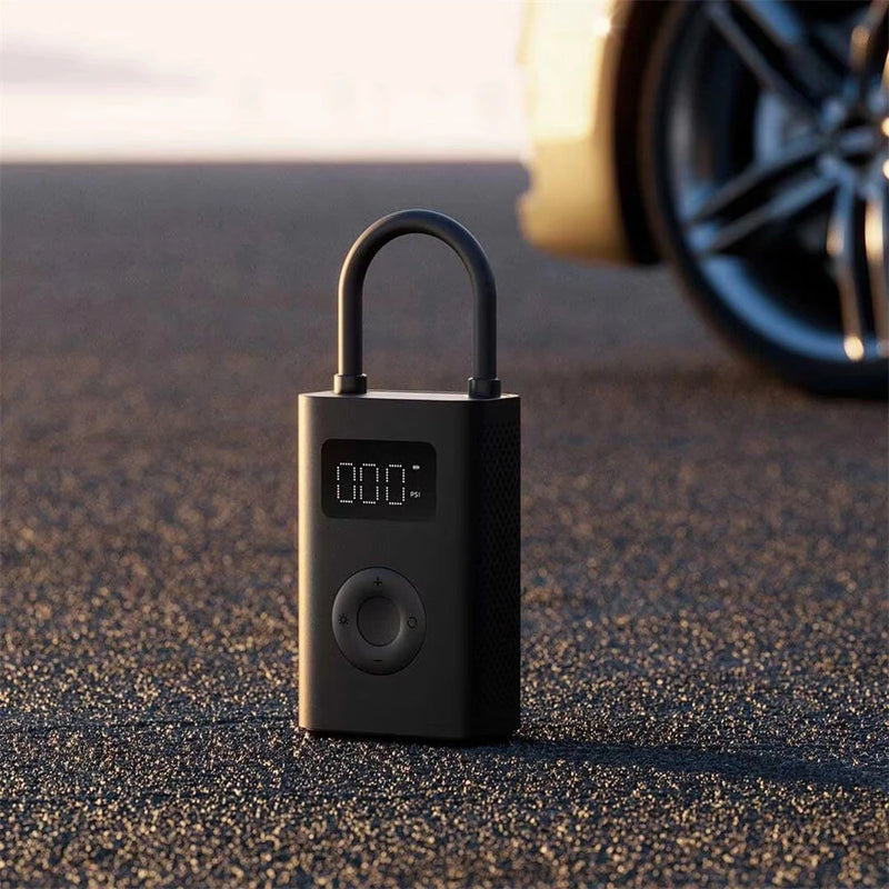 [2025 Version]XIAOMI Mijia 2D 150PSI Smart Bike Pump 2000mAh Battery Power Bank USB Charging LED Display Electric Portable Air Pump Camping Cycling Car Basketball Football Pump for XIAOMI SU7