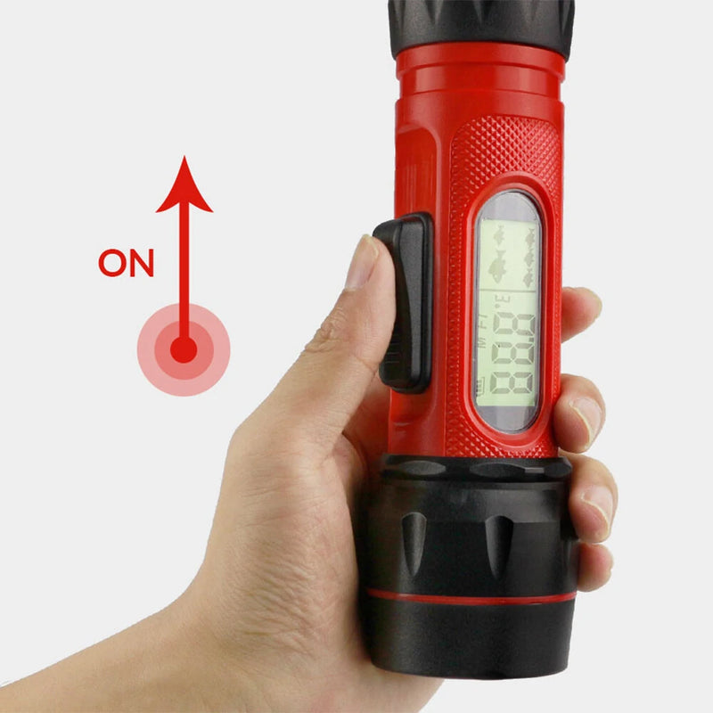 Fishing Finder Sonar Ice Fishing Wireless Handheld Fish Finder with LED Underwater Light 0.8-90m Identification Depth