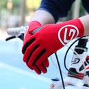 Giyo Wind Breaking Cycling Full Finger Gloves Touch Screen Anti-slip Bicycle Fabric Mittens MTB Road Bike Long Glove