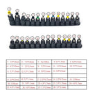 Universal Power Adapter Charger 96W 12V-24V 4A with EU/US Plug and Multiple Pins Adjustable Voltage Portable Laptop Charger