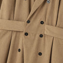 INCERUN Men Jumpsuits Corduroy double-breasted Suit Collar Long-sleeved Casual One-piece Suit for Men with Side Pockets