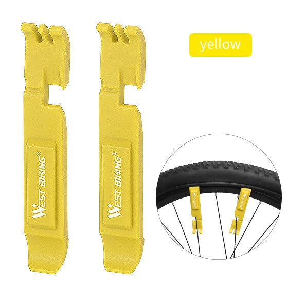 WEST BIKING Bicycle Chain Deflation Tire Pry Bar High Hardness Lightweight Multifunctional Bike Removal Repair Tool