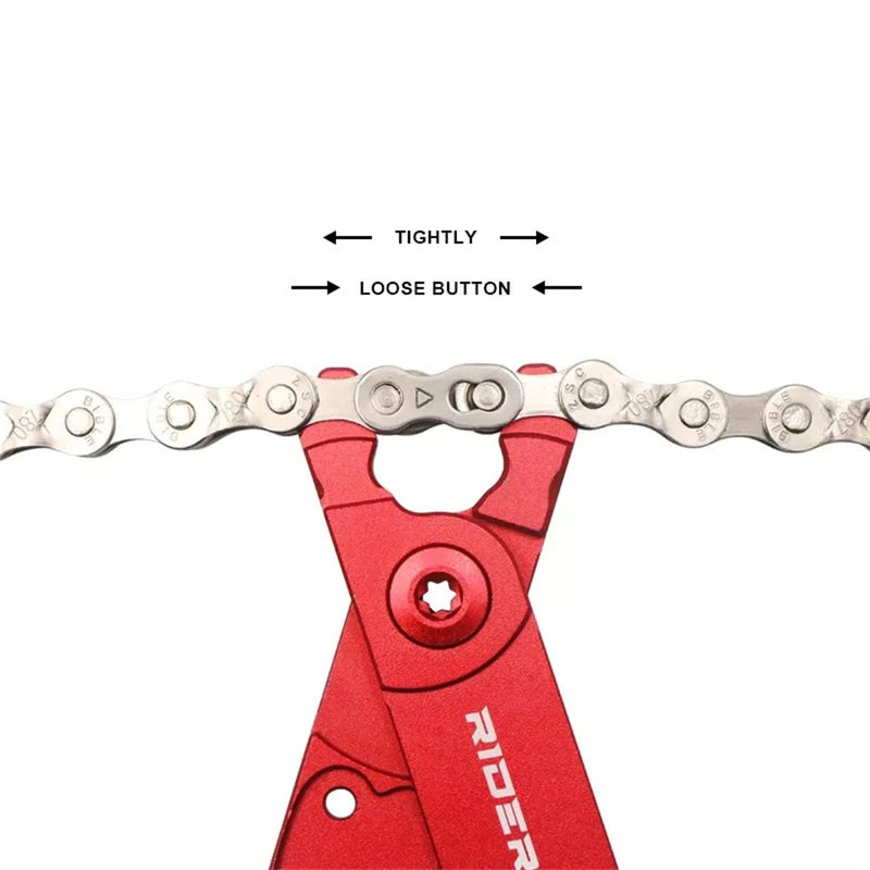 RIDERACE Aluminum Alloy Bicycle Chain Pliers Mini MTB Bike Quick Removal Install Plier Cycling Chain Buckle Open Close Clamp Repair Tools