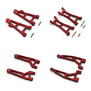 8pcs Upgrade Parts For MJX H16 16207 16208 16209 16210 Metal Front and Rear Upper Lower Suspension Arm Set 1/16 RC Car