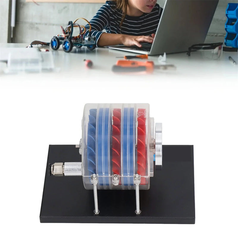 STARPOWER Single Stage Multi-stage Steam Engine Turbine Model Physics Experiment Science Discovery Production Invention Gift Collection Toys