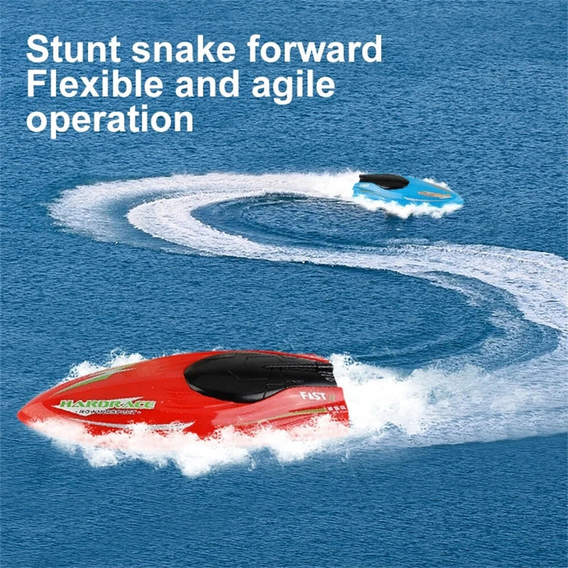 JJRC S8 RTR 2.4G RC Boat Stunt Mini Speedboat LED Light 360 Rotation Remote Control Racing Ship Waterproof Kids Children Toys Vehicle Models