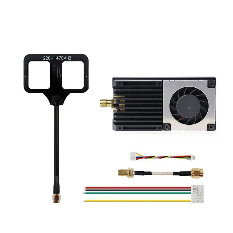 HGLRC ZEUS 1.2G 4.5W 8CH High Power PIT/ 25mW/ 800mW/ 4.5W Image Transmission FPV Transmitter Adjustable Power Aerial Photography Travel FPV VTX For Rc Drone