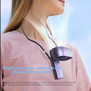 Neck Hanging Fan USB Rechargeable Folding Design Dual Turbo Dual Fan Cooler Rechargeable Cooling Fan With Digital Display